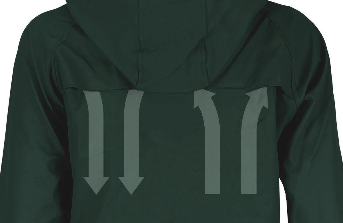 Ralka Regenjas Dames - Mizzle - Donkergroen - Maat 38 12 Ralka Regenjas Dames - Mizzle - Donkergroen - Maat 38 - Afbeelding 10