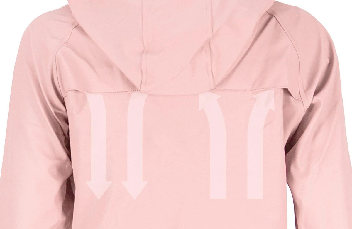 Ralka Regenjas Dames - Mizzle - Lichtroze - Maat 38 13 Ralka Regenjas Dames - Mizzle - Lichtroze - Maat 38 - Afbeelding 11