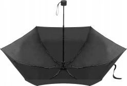 Opvouwbare Mini Paraplu - Klein & Opvouwbaar - Stormparaplu - Stevig Anti Storm & Wind - Windproof - 6 Panelen - Ø 90 Cm - Ruimtebesparend & Compact - Zwart -Regenjas En Paraplu 1200x815