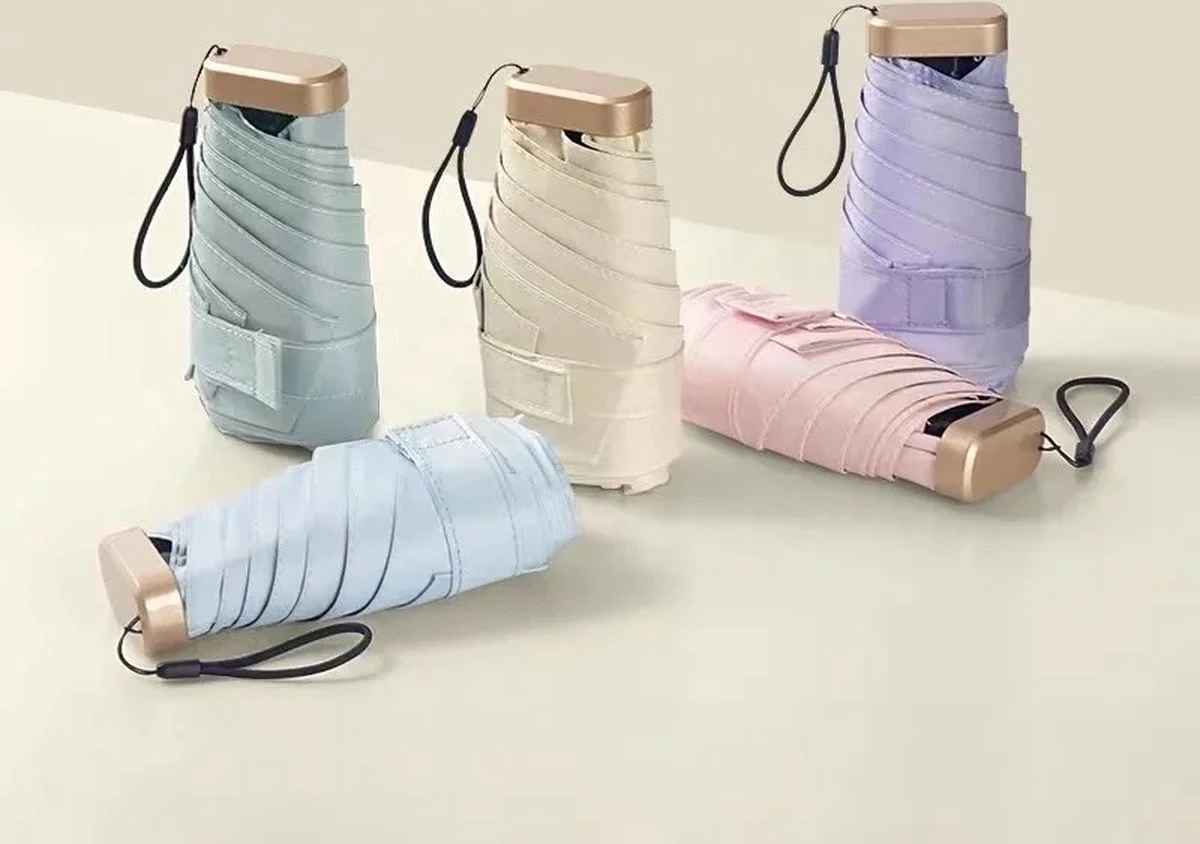 Paraplu Plaza Lichtgewicht Paraplu | Mini Paraplu | Handtas Paraplu | Elegante Paars Paraplu Eco Vriendelijk, Waterdicht En UV 9 Paraplu Plaza Lichtgewicht Paraplu | Mini Paraplu | Handtas Paraplu | Elegante Paars Paraplu Eco Vriendelijk, Waterdicht En UV - Afbeelding 7