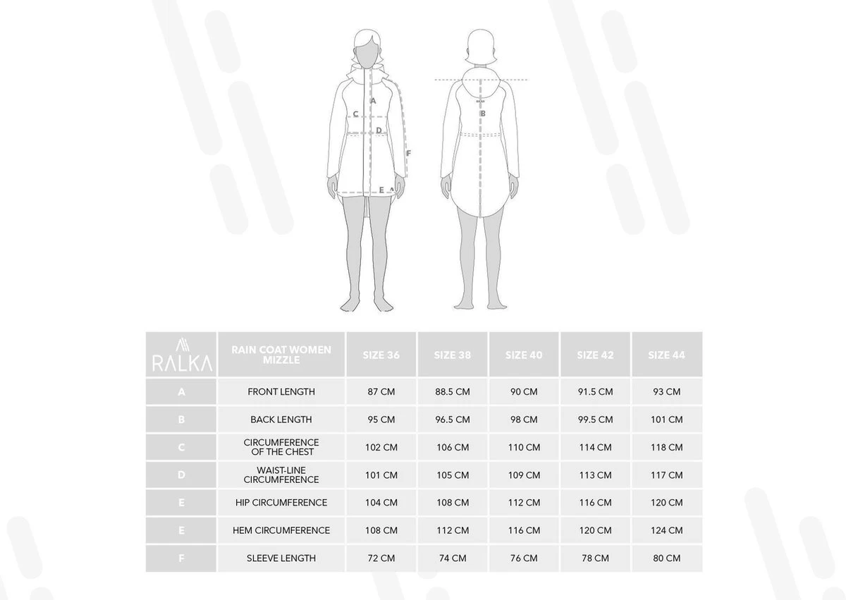 Ralka Regenjas Dames - Mizzle - Lichtroze - Maat 38 9 Ralka Regenjas Dames - Mizzle - Lichtroze - Maat 38 - Afbeelding 7