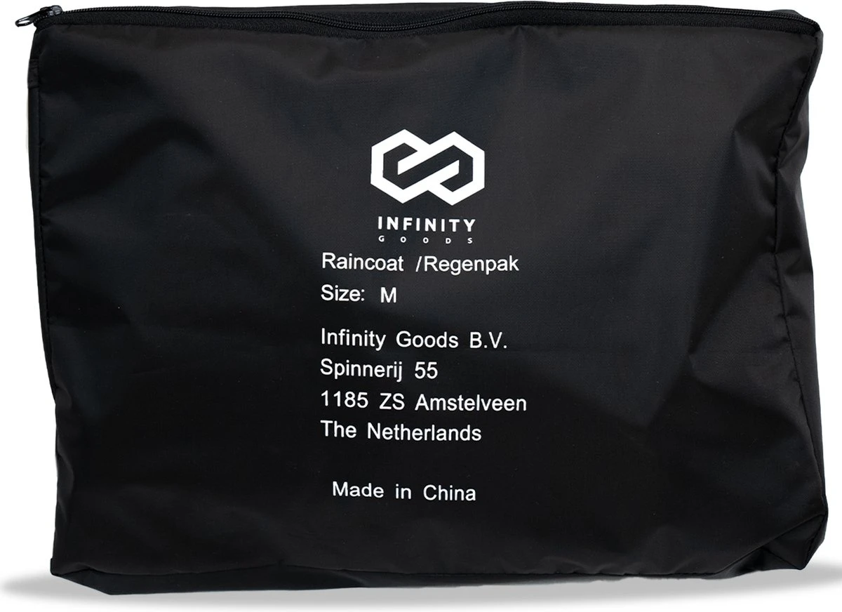 Infinity Goods Regenpak - Dames & Heren - Maat M - Waterdicht & Ademend - Reflecterend - Zwart 8 Infinity Goods Regenpak - Dames & Heren - Maat M - Waterdicht & Ademend - Reflecterend - Zwart - Afbeelding 6