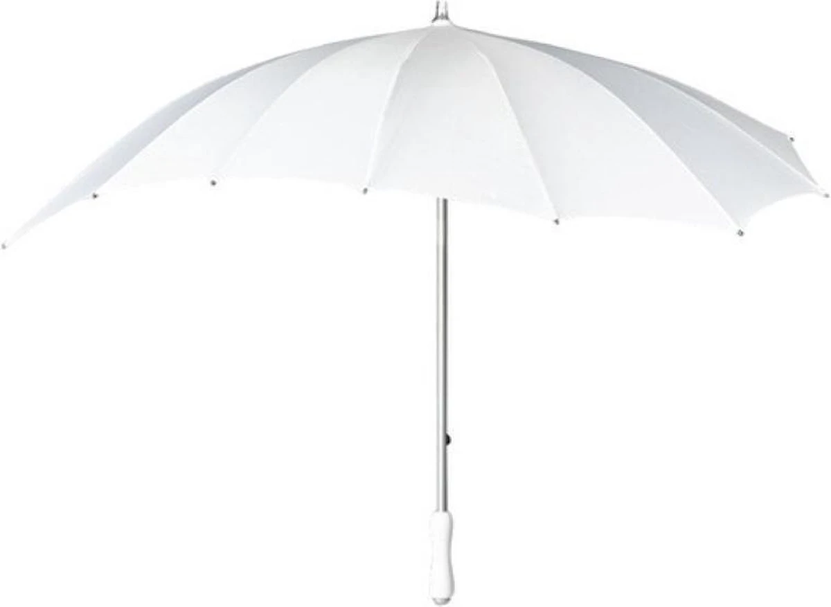 Impliva - Hartvormige Paraplu - UV-Bescherming - Ø 84 Cm - Wit 9 Impliva - Hartvormige Paraplu - UV-Bescherming - Ø 84 Cm - Wit - Afbeelding 7