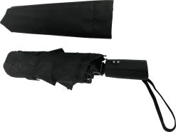 FlinQ Stormparaplu - Windbestendig - Snelheden Tot 120 Km/h - Zwart - Uitschuifbaar -Regenjas En Paraplu 1200x901 4