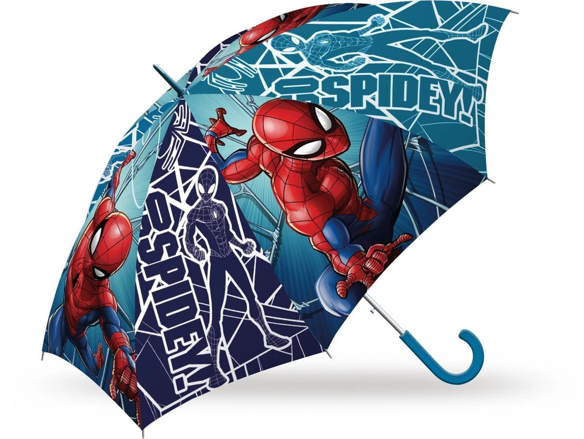Marvel Spiderman Paraplu Voor Jongens 45 Cm - Marvel - Spiderman - Kinder/jongens Paraplu - Regenkleding/regenaccessoires 4 Marvel Spiderman Paraplu Voor Jongens 45 Cm - Marvel - Spiderman - Kinder/jongens Paraplu - Regenkleding/regenaccessoires - Afbeelding 2