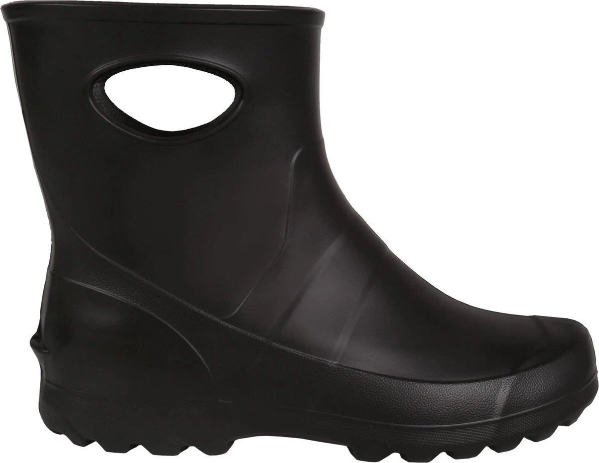 Zwarte Rubberen Dameslaarzen Compleet Met Tuinhandschoenen Maat - 39 5 Zwarte Rubberen Dameslaarzen Compleet Met Tuinhandschoenen Maat - 39 - Afbeelding 3