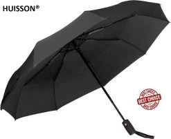 HUISSON Paraplu Stormparaplu Automatisch Uit En Inklapbaar Opvouwbaar Lichtgewicht 330 Gram Windproof Zwart 18 HUISSON Paraplu Stormparaplu Automatisch Uit En Inklapbaar Opvouwbaar Lichtgewicht 330 Gram Windproof Zwart -Regenjas En Paraplu 1200x975 2
