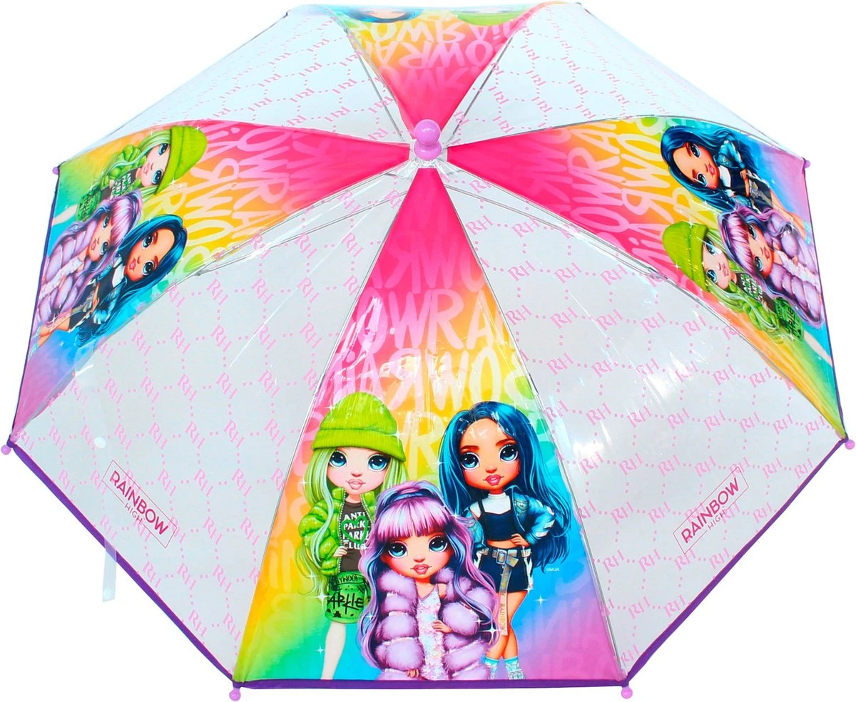 Rainbow High Rainy Days Paraplu - Roze 5 Rainbow High Rainy Days Paraplu - Roze - Afbeelding 3