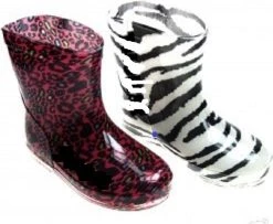 Soft Touch Regenlaarzen - Dierenprint - Panter Print Mt 20