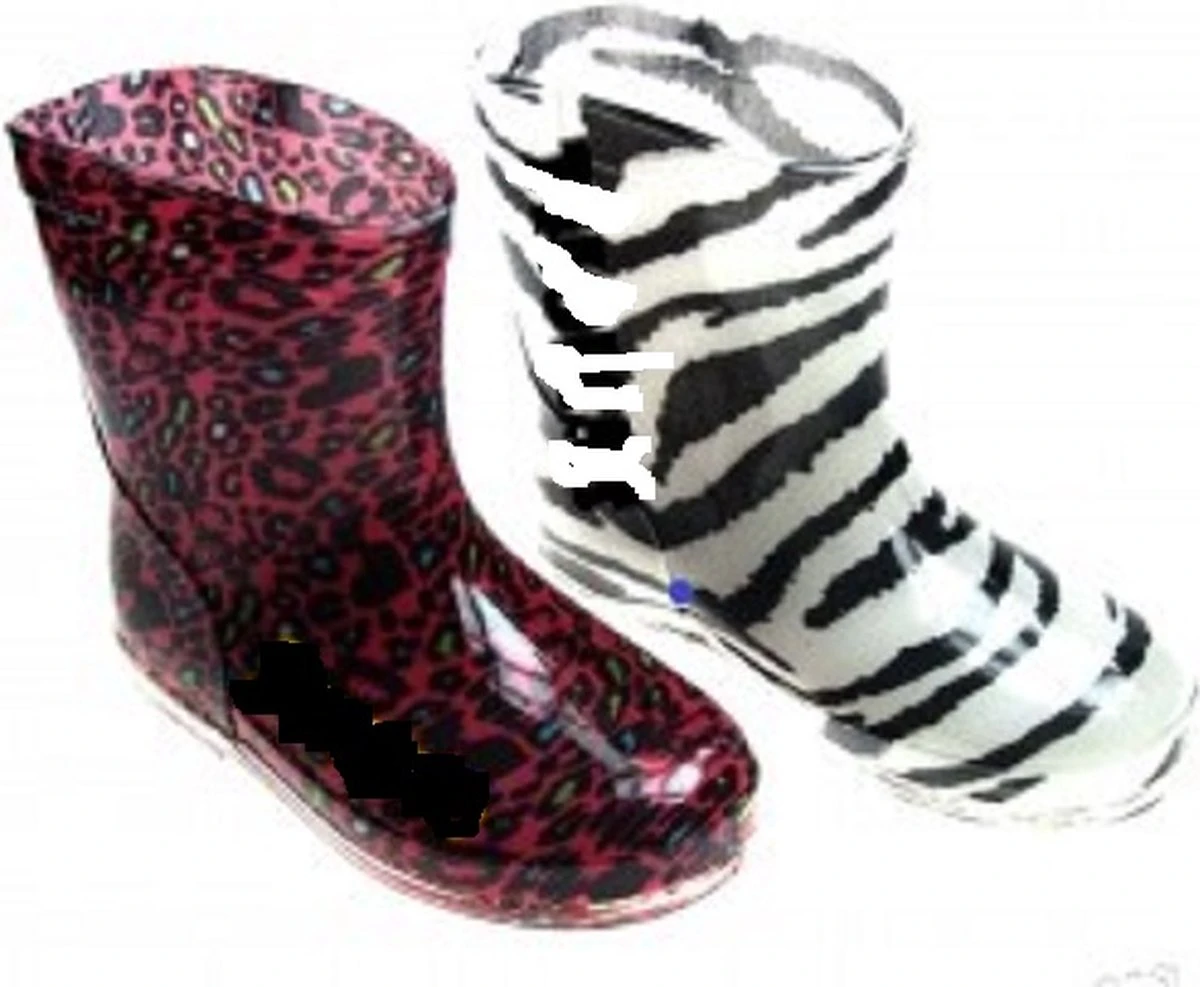 Soft Touch Regenlaarzen - Dierenprint - Panter Print Mt 20 3 Soft Touch Regenlaarzen - Dierenprint - Panter Print Mt 20