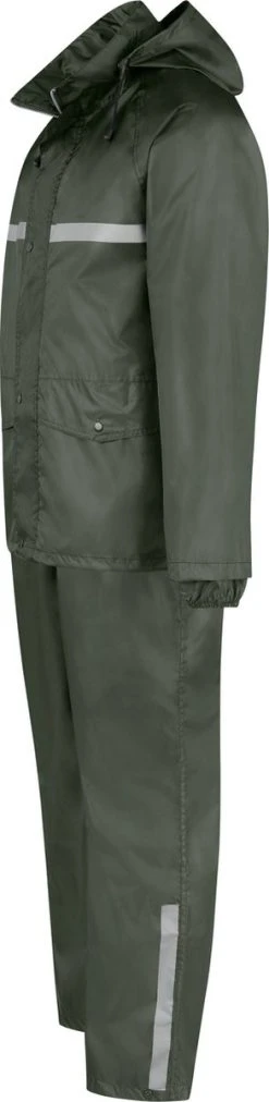 BJØRNSON Dusch Regenpak Dames & Heren - Waterdicht - Maat L - Olijfgroen -Regenjas En Paraplu 293x1200 1