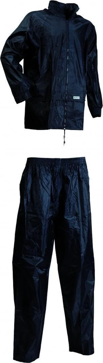 Merkloos Regenpak - Donkerblauw XL 3 Merkloos Regenpak - Donkerblauw XL