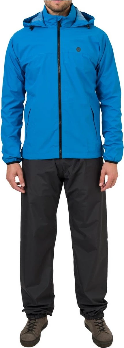 AGU GO Regenpak Essential Dames & Heren - Blauw - L - Waterdicht & Ademend 14 AGU GO Regenpak Essential Dames & Heren - Blauw - L - Waterdicht & Ademend - Afbeelding 12