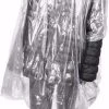 Merkloos 5x Wegwerp Regenponcho Wit - Poncho -Regenjas En Paraplu 474x1200 1