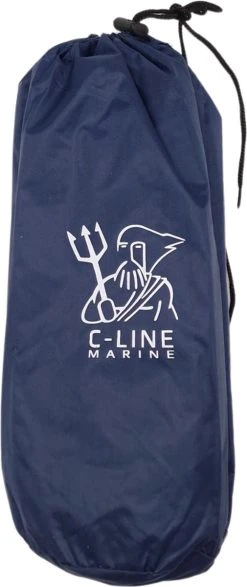 C-Line Poncho Scootmobiel - Blauw - Reflecterend -Regenjas En Paraplu 505x1200 2