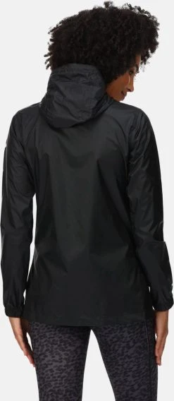 Regatta Pack-It II Regenjas - Maat 44 - Vrouwen - Zwart -Regenjas En Paraplu 522x1200