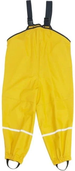 Playshoes Regenbroek Met Bretels Kinderen - Geel - Maat 104 -Regenjas En Paraplu 527x1200 1
