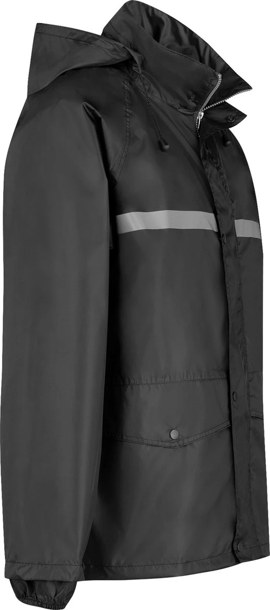BJØRNSON Dusch Regenpak Dames & Heren - Waterdicht - Maat 2XL - Zwart 10 BJØRNSON Dusch Regenpak Dames & Heren - Waterdicht - Maat 2XL - Zwart - Afbeelding 8