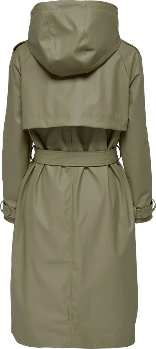 ONLY ONLRENE RAIN TRENCHCOAT CC OTW Dames Jas - Maat M 4 ONLY ONLRENE RAIN TRENCHCOAT CC OTW Dames Jas - Maat M - Afbeelding 2