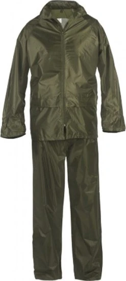 Merkloos Regenpak - Donker Groen XXL