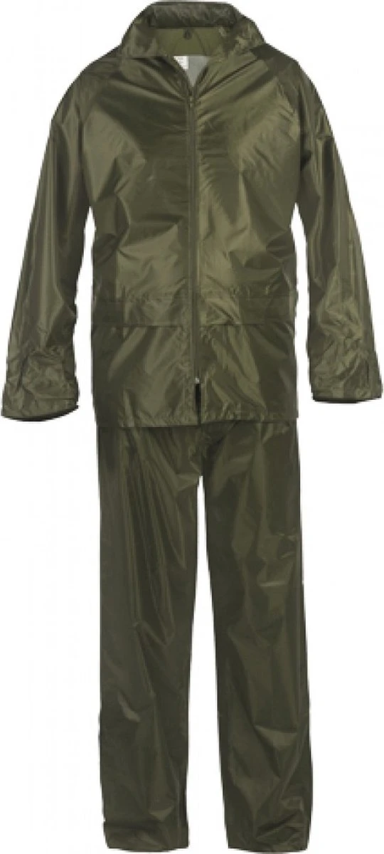 Merkloos Regenpak - Donker Groen XXL 3 Merkloos Regenpak - Donker Groen XXL