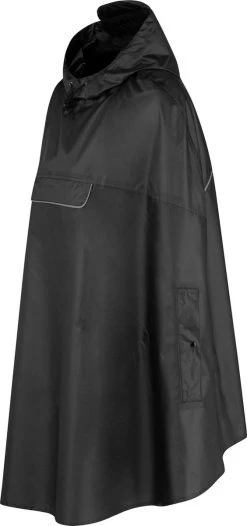 BJØRNSON Haps Regenponcho Fiets Dames & Heren - Fietsponcho - Zwart -Regenjas En Paraplu 564x1200 1