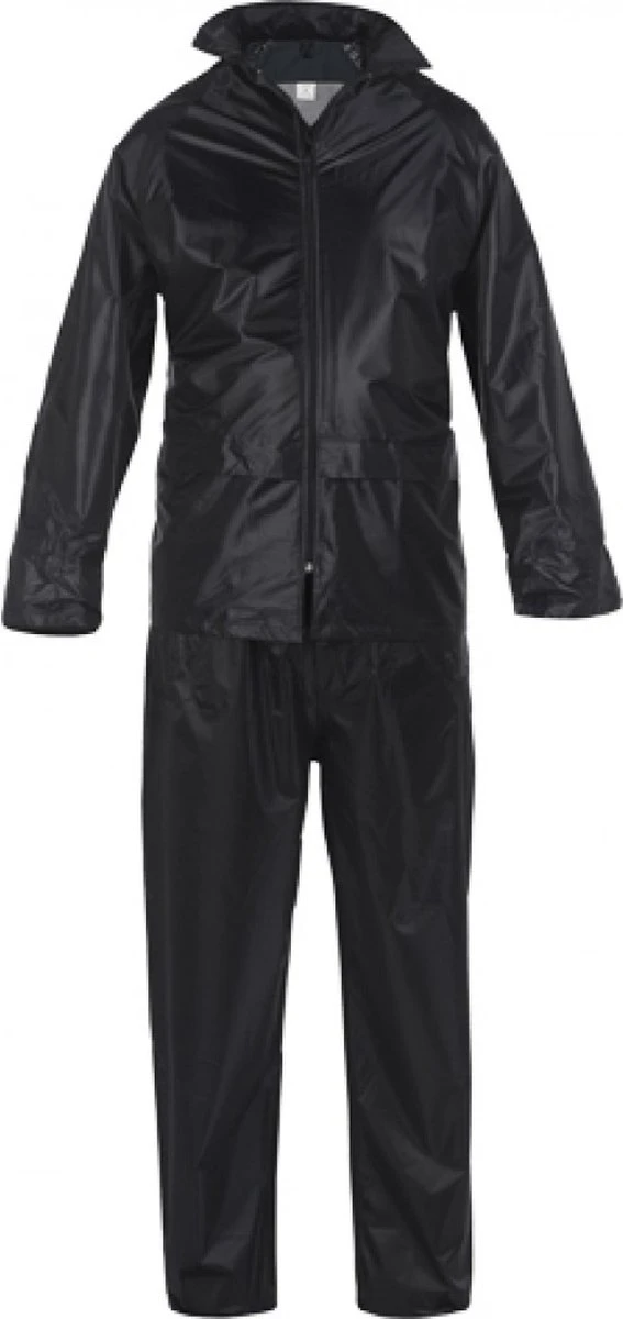 Merkloos Regenpak - Donkerblauw XL 4 Merkloos Regenpak - Donkerblauw XL - Afbeelding 2