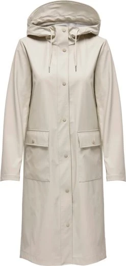 ONLY ONLRENE HOOD LONG RAINCOAT CC OTW Dames Jas - Maat L