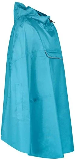 BJØRNSON Haps Regenponcho Fiets Dames & Heren - Fietsponcho - Aqua Blauw -Regenjas En Paraplu 570x1200
