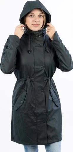 Ralka Regenjas Dames - Mizzle - Donkergroen - Maat 42 -Regenjas En Paraplu 578x1200 1