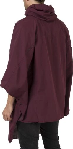AGU Grant Regenponcho Essential Unisex - Bordeaux - One Size - Dames & Heren - Waterdicht & Ademend -Regenjas En Paraplu 590x1200 3