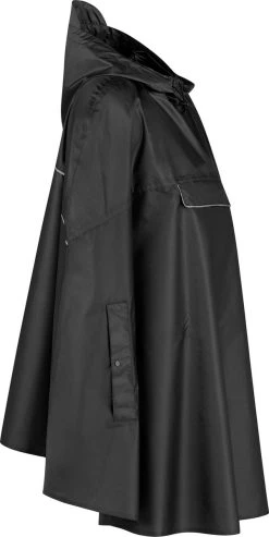 BJØRNSON Haps Regenponcho Fiets Dames & Heren - Fietsponcho - Zwart -Regenjas En Paraplu 601x1200 2