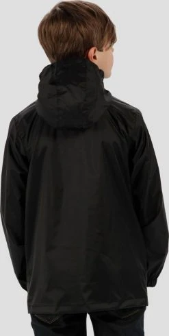 Regatta Pack It III Regenjas Junior Jas - Maat 164 - Unisex - Zwart -Regenjas En Paraplu 605x1200