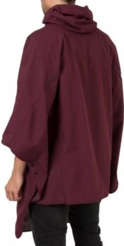 AGU Grant Regenponcho Essential Unisex - Bordeaux - One Size - Dames & Heren - Waterdicht & Ademend -Regenjas En Paraplu 608x1200 3