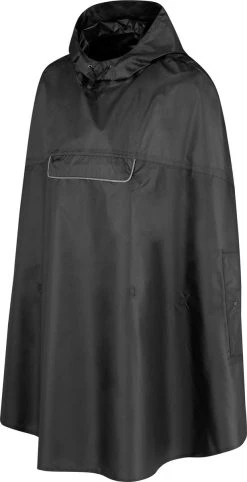 BJØRNSON Haps Regenponcho Fiets Dames & Heren - Fietsponcho - Zwart -Regenjas En Paraplu 615x1200 6