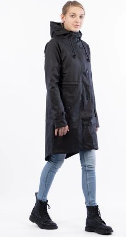 Ralka Regenjas Dames - Mizzle - Zwart - Maat 38 19 Ralka Regenjas Dames - Mizzle - Zwart - Maat 38 -Regenjas En Paraplu 640x1200