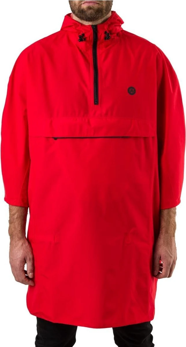 Agu Regen Poncho Grant Essential Rood One Size 5 Agu Regen Poncho Grant Essential Rood One Size - Afbeelding 3