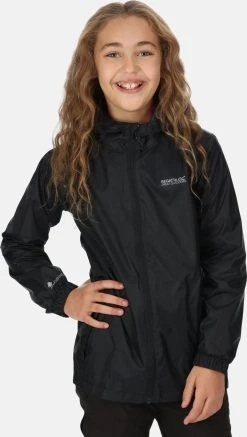 Regatta Pack It III Regenjas Junior Jas - Maat 164 - Unisex - Zwart -Regenjas En Paraplu 679x1200