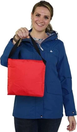 BJØRNSON Haps Regenponcho Fiets Dames & Heren - Fietsponcho - Zwart -Regenjas En Paraplu 702x1200 3