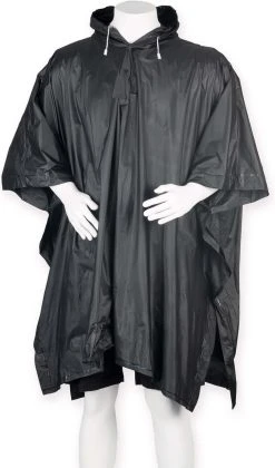 Regencape Poncho Voor Volwassenen Kleur Zwart / In 8 Verschillende Kleuren