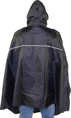 BJØRNSON Haps Regenponcho Fiets Dames & Heren - Fietsponcho - Zwart -Regenjas En Paraplu 722x1200 7