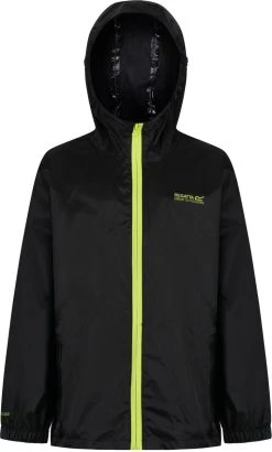 Regatta Pack It III Regenjas Junior Jas - Maat 164 - Unisex - Zwart -Regenjas En Paraplu 723x1200