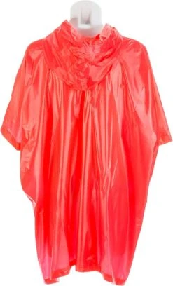 Merkloos Regenponcho - Regenjas - Regenkleding - Kinderen - Jongens - Meisjes - Herbruikbaar - One-size - PVC- Rood -Regenjas En Paraplu 727x1200 3