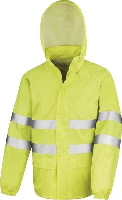 Merkloos REGENPAK - WATERPROOF - REGENJAS - REGENBROEK - REFLECTEREND - MAAT M -Regenjas En Paraplu 732x1200