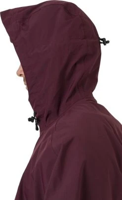 AGU Grant Regenponcho Essential Unisex - Bordeaux - One Size - Dames & Heren - Waterdicht & Ademend -Regenjas En Paraplu 733x1200 1