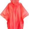 Merkloos Regenponcho - Regenjas - Regenkleding - Kinderen - Jongens - Meisjes - Herbruikbaar - One-size - PVC- Rood