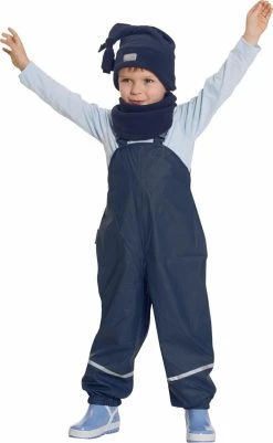 Playshoes Regenbroek Met Bretels Kinderen - Donkerblauw - Maat 86 -Regenjas En Paraplu 739x1200 1