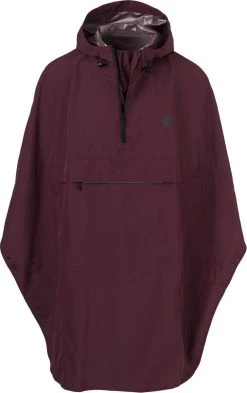 AGU Grant Regenponcho Essential Unisex - Bordeaux - One Size - Dames & Heren - Waterdicht & Ademend -Regenjas En Paraplu 755x1200