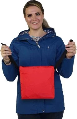 BJØRNSON Haps Regenponcho Fiets Dames & Heren - Fietsponcho - Zwart -Regenjas En Paraplu 771x1200