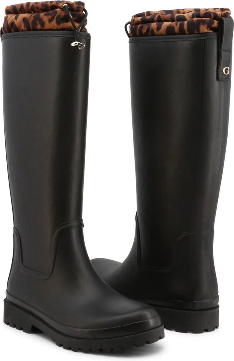 Guess Reisa Regenlaarzen - Rubber Laarzen - Dames - Zwart - Maat 39 6 Guess Reisa Regenlaarzen - Rubber Laarzen - Dames - Zwart - Maat 39 - Afbeelding 4